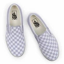 Vans Checkerboard Classic Slip-On In Languid Lavender/True White -Shoe Shop 000xg8arv 3 1100x