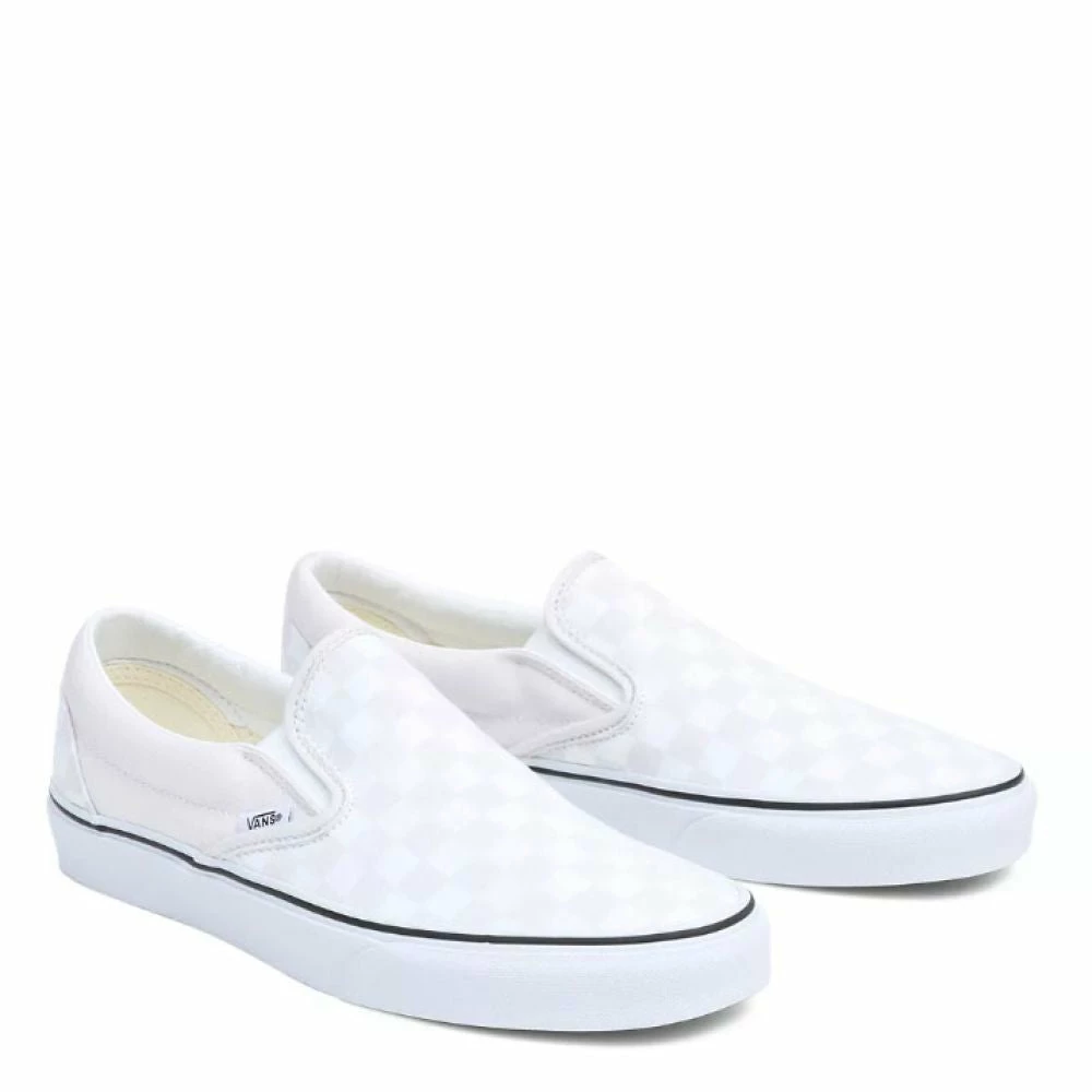 Vans Colour Theory Checkerboard Classic Slip-On In Cloud 3 Vans Colour Theory Checkerboard Classic Slip-On In Cloud - Image 2