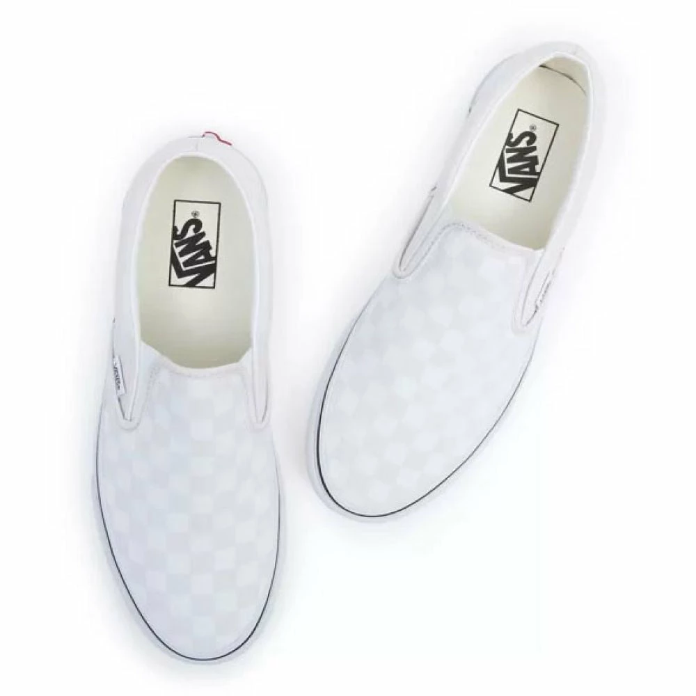 Vans Colour Theory Checkerboard Classic Slip-On In Cloud 5 Vans Colour Theory Checkerboard Classic Slip-On In Cloud - Image 4
