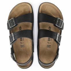Birkenstock Men's Milano CT Oiled Leather In Black -Shoe Shop 1018426 511w 4 1100x