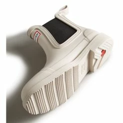 Hunter Women's Commando Chelsea Boots In Cast Pale Grey -Shoe Shop 1056 4 1100x