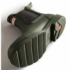 Hunter Women's Commando Chelsea Boots In Dark Olive -Shoe Shop 1057 4 1100x