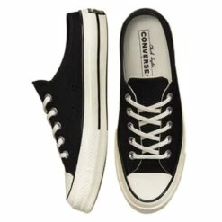 Converse Chuck 70 Mule Recycled Canvas In Black/Black/Egret -Shoe Shop 172591c 3 1100x