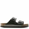 Birkenstock Women's Arizona Softbed Leather In Metallic Anthracite (Narrow Width) 2 Birkenstock Women's Arizona Softbed Leather In Metallic Anthracite (Narrow Width) -Shoe Shop 1 0 1000295 1 1100x