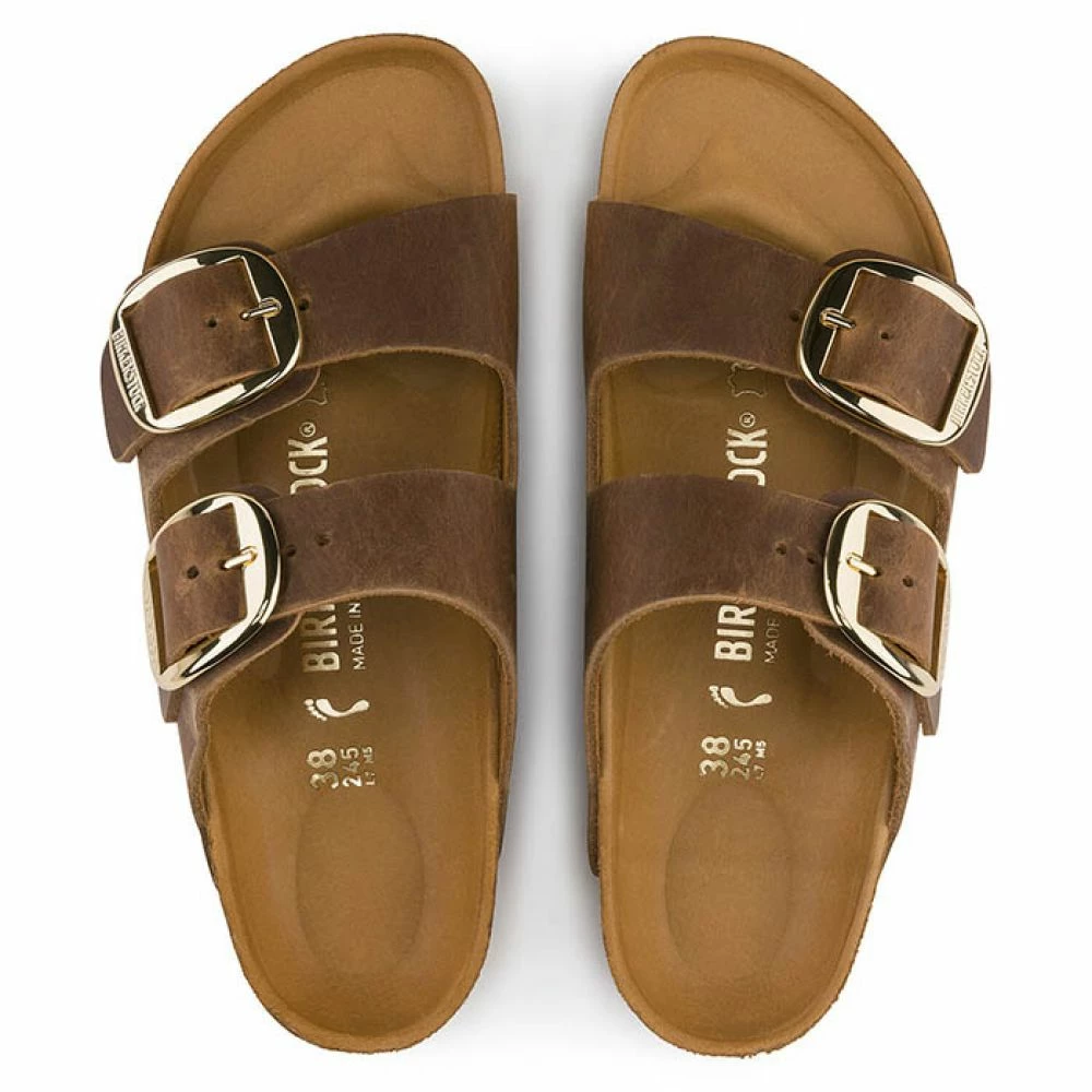 Birkenstock Women's Arizona Big Buckle Oiled Leather In Cognac (Narrow Width) 5 Birkenstock Women's Arizona Big Buckle Oiled Leather In Cognac (Narrow Width) - Image 3