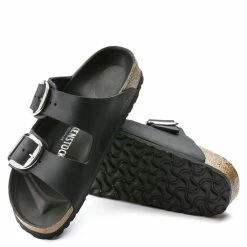 Birkenstock Women's Arizona Big Buckle Oiled Leather In Black (Narrow Width) -Shoe Shop 1 0 1011075 4 1100x