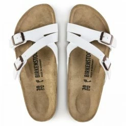 Birkenstock Yao Birko-Flor In White (Narrow Width) -Shoe Shop 1 0 1016761 top 1100x