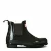 Hunter Women's Original Gloss Chelsea Wellington In Black -Shoe Shop 1 0 1028059 1 1100x