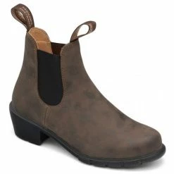 Blundstone Women's Series Heel 1677 In Rustic Brown