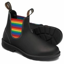 Blundstone Women's Original 2105 In Black With Rainbow Elastic And Contrast Stitching -Shoe Shop 2105 3 1 1100x