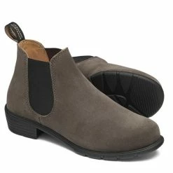 Blundstone Women's Series Low Heel 2173 In Dark Grey Suede -Shoe Shop 2173 1071 3 1100x