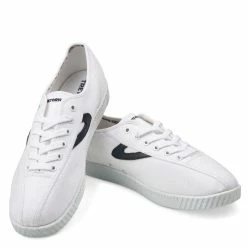 Tretorn Nylite Plus Canvas In White/Navy -Shoe Shop 480167031 3 1100x