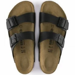 Birkenstock Arizona Birko-Flor In Black (Narrow Width) -Shoe Shop 5 1 51791 top 1 1100x