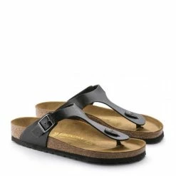 Birkenstock Gizeh Birko-Flor Graceful In Licorice -Shoe Shop 5 4 541951 pair 2 1100x
