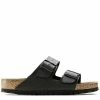 Birkenstock Arizona Softbed Birko-Flor In Black 2 Birkenstock Arizona Softbed Birko-Flor In Black -Shoe Shop 5 5 551253 side 1100x