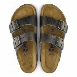 Birkenstock Arizona Softbed Oiled Leather In Iron 9 Birkenstock Arizona Softbed Oiled Leather In Iron -Shoe Shop 5 5 552801 top 1100x