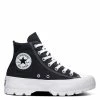 Converse Women's Chuck Taylor All Star Lugged Hi Top In Black/White/Black