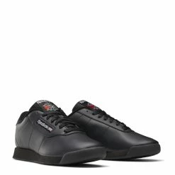 Reebok Women's Princess In Black -Shoe Shop 7344 6 footwear photography front lateral top view white 1100x