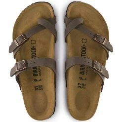 Birkenstock Mayari Birko-Flor Nubuck In Mocha (Narrow Width) -Shoe Shop 7 1 71063 3 1100x