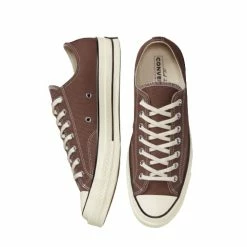 Converse Chuck 70 Vintage Canvas Low In Earthy Brown/Egret/Black -Shoe Shop CN A02768C 3586 3 1100x