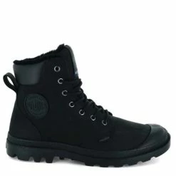 Palladium Pampa Sport Cuff WPS In Black/Black