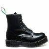 Solovair 8 Eye Zip Platform Derby Boot In Black Hi-Shine -Shoe Shop SV S8 551 BK ZIP HI 111 1 1100x