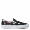 Vans Women's Classic Slip On In Floral Plaid Patchwork