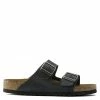 Birkenstock Women's Arizona Oiled Nubuck Leather In Black (Narrow Width) 2 Birkenstock Women's Arizona Oiled Nubuck Leather In Black (Narrow Width) -Shoe Shop a r arizona 752483 7 1100x