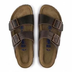 Birkenstock Arizona Softbed Oiled Leather In Habana (Narrow Width) 7 Birkenstock Arizona Softbed Oiled Leather In Habana (Narrow Width) -Shoe Shop b i bi 0452763 555 3 1100x