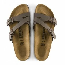 Birkenstock Yao Birko-Flor In Mocha (Narrow Width) -Shoe Shop b i bi 1016329 1067 3 1100x