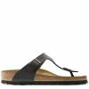 Birkenstock Gizeh Birko-Flor In Black (Narrow Width) 2 Birkenstock Gizeh Birko-Flor In Black (Narrow Width) -Shoe Shop b i birkenstock gizeh birko flor black 43693 1 1 1100x