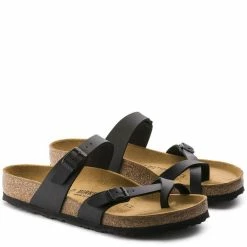Birkenstock Mayari Birko-Flor In Black -Shoe Shop b i birkenstock mayari birko flor black 71791 3 1100x
