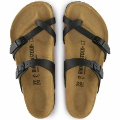 Birkenstock Mayari Birko-Flor In Black -Shoe Shop b i birkenstock mayari birko flor black 71791 4 1100x