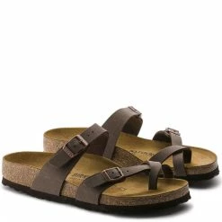 Birkenstock Mayari Birko-Flor Nubuck In Mocha -Shoe Shop b i birkenstock mayari birko flor nubuck mocha 71063 3 1100x