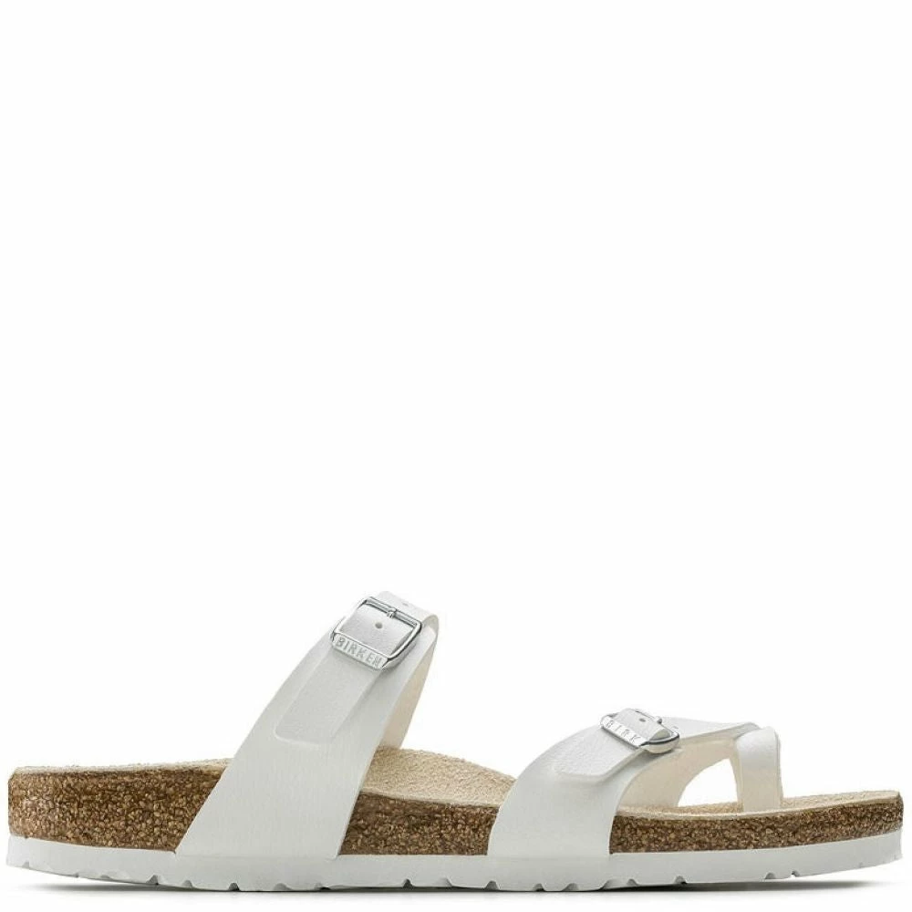 Birkenstock Mayari Birko-Flor In White 3 Birkenstock Mayari Birko-Flor In White