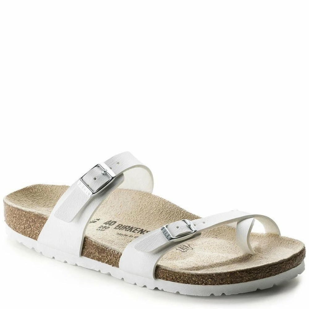 Birkenstock Mayari Birko-Flor In White 4 Birkenstock Mayari Birko-Flor In White - Image 2