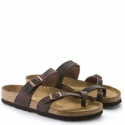 Birkenstock Women's Mayari Oiled Leather In Habana -Shoe Shop b i birkenstock mayari oiled leather habana 171321 3 1100x