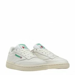 Reebok Women's Club C 85 Vintage In White 9 Reebok Women's Club C 85 Vintage In White -Shoe Shop bs8242 ftw photo front lateral top white 1100x