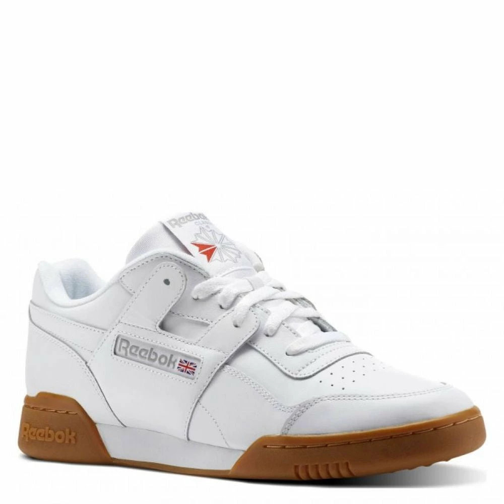 Reebok Women's Workout Plus In White/Carbon/Classic Red 4 Reebok Women's Workout Plus In White/Carbon/Classic Red - Image 2