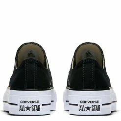 Converse Women's Chuck Taylor All Star Lift Low Top In Black -Shoe Shop c o convers chuck taylor all star lift low top black 560250c 6 1100x