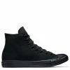 Converse Chuck Taylor All Star Mono Canvas High Top In Black Monochrome 1 Converse Chuck Taylor All Star Mono Canvas High Top In Black Monochrome -Shoe Shop c o converse chuck taylor all star monochrome high top black m3310 3 1100x