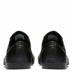 Converse Chuck Taylor All Star Mono Leather Low Top In Black Monochrome 11 Converse Chuck Taylor All Star Mono Leather Low Top In Black Monochrome -Shoe Shop c o converse chuck taylor all star monochrome leather low top black 135253 5 1100x