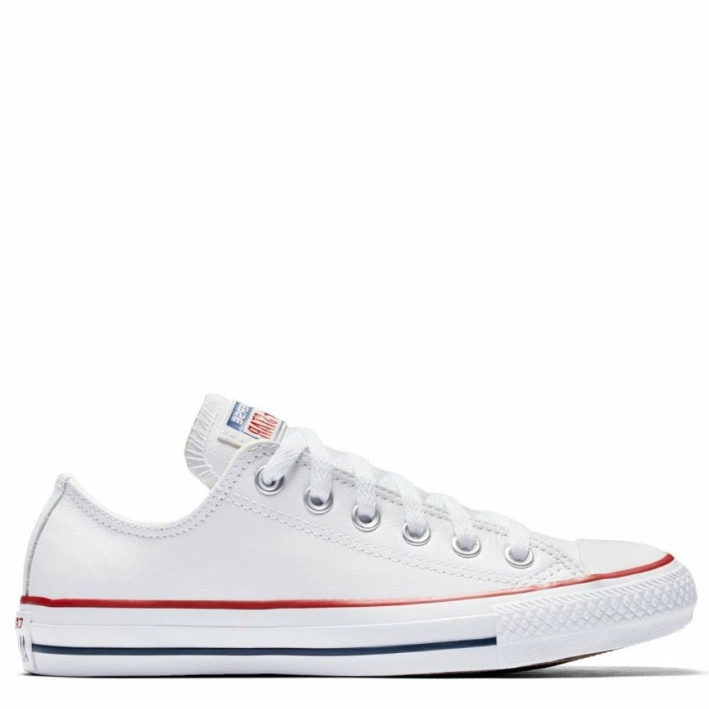 Converse Chuck Taylor All Star Leather Low Top In White 3 Converse Chuck Taylor All Star Leather Low Top In White