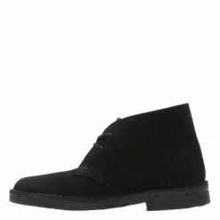 Clarks Women's Desert Boot In Black Suede -Shoe Shop cl 26155524 1346 4 1100x