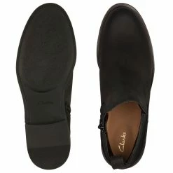 Clarks Women's Memi Zip In Black Leather -Shoe Shop cl 26161654 1352 4 1100x