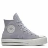 Converse Women's Chuck Taylor All Star Lift Platform Hi Suede In Gravel/Iron Grey/Egret -Shoe Shop cn a03251c 3577 1 1100x