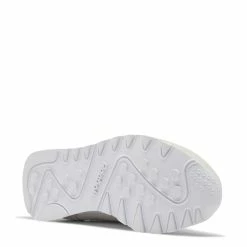 Reebok Women's Classic Nylon In White/Light Grey -Shoe Shop fv4507 3 footwear photography bottom view white 1100x