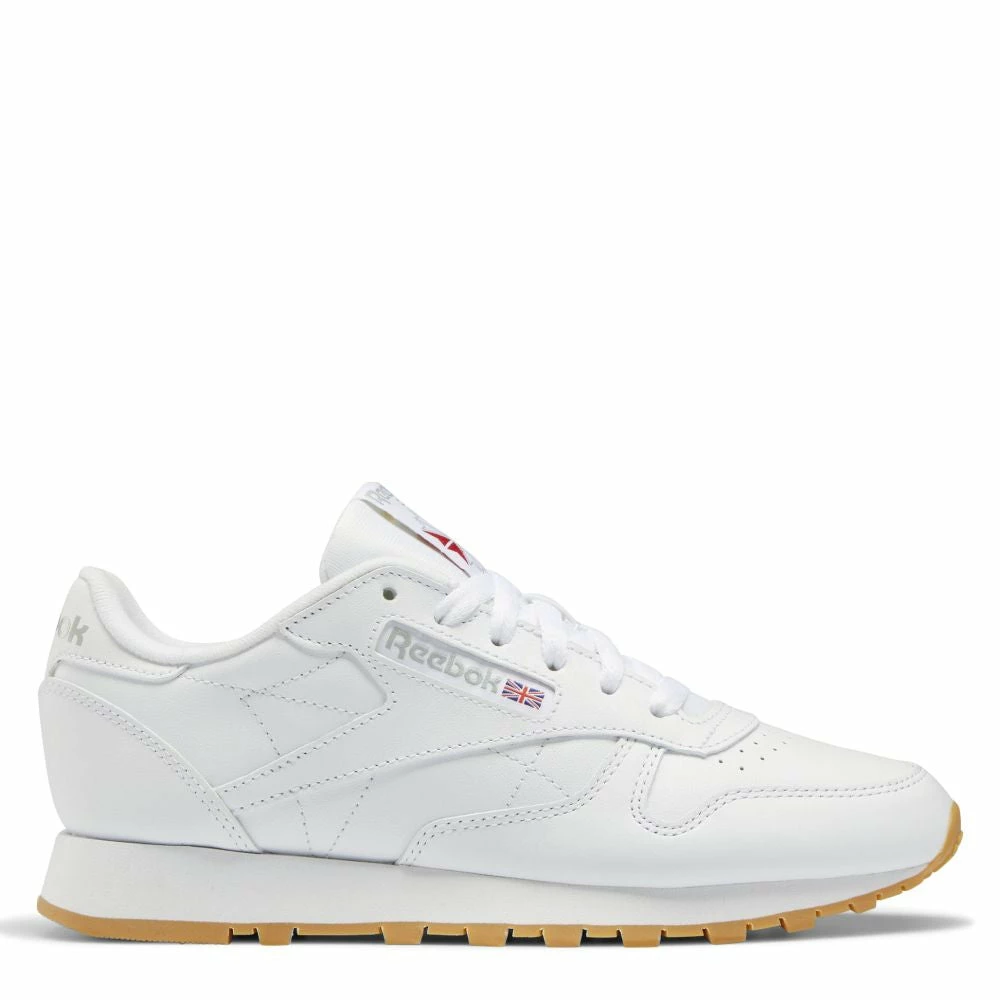 Reebok Women's Classic Leather In Ftwr White/Pure Grey 3/Reebok Rubber Gum-03 3 Reebok Women's Classic Leather In Ftwr White/Pure Grey 3/Reebok Rubber Gum-03