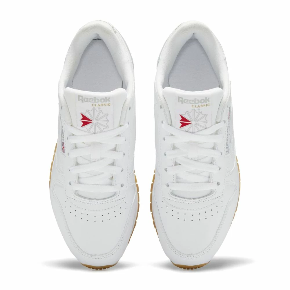 Reebok Women's Classic Leather In Ftwr White/Pure Grey 3/Reebok Rubber Gum-03 5 Reebok Women's Classic Leather In Ftwr White/Pure Grey 3/Reebok Rubber Gum-03 - Image 3