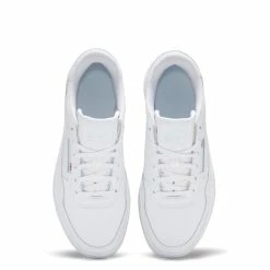 Reebok Women's Court Peak In Ftwr White/Glass Blue/Rbbr White 8 Reebok Women's Court Peak In Ftwr White/Glass Blue/Rbbr White -Shoe Shop gz2238 2 footwear photography top portrait view white 1100x